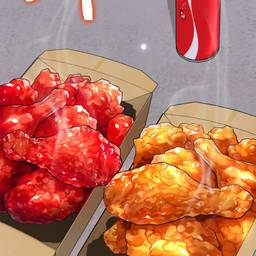 Antes - Edición de Fotos de Comida Estilo Anime
