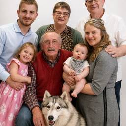 After - Family Portrait Composite