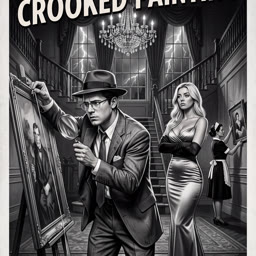 After - Crooked Painting Noir Poster