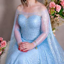 Después - Edición de vestido de hielo de Frozen