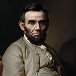 After - Lincoln Franklin Portrait Mashup