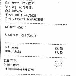 Depois - Editar data e total do recibo