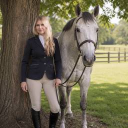 Equestrian Portrait Photo Edit