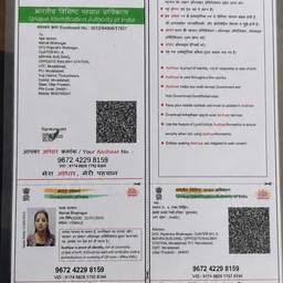 Después - Editar fecha de nacimiento en la tarjeta Aadhaar