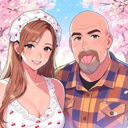 Anime Couple Portrait Merge