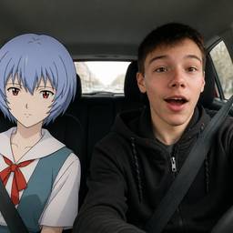Anime Character Car Scene