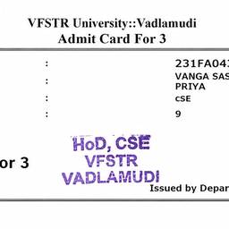 Admit Card Photo Swap