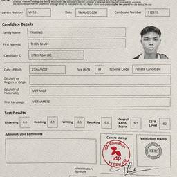 IELTS Score Edit