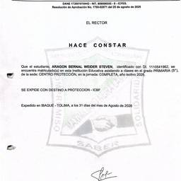 Before - School Certificate Edit