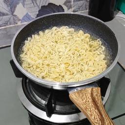 Clean Stovetop Ramen Shot