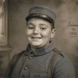 WWI French Soldier Photo