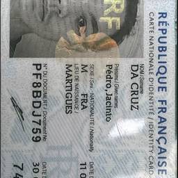 French ID Card Date Edit