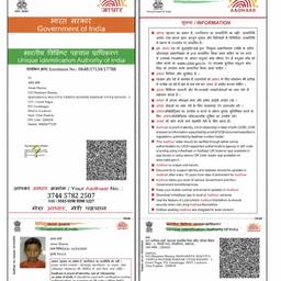 Aadhaar Card Year Edit