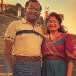 1980s Retro Couple Photo