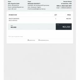 Edit Receipt Sender Details