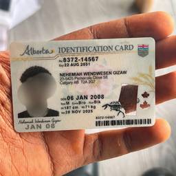 Alberta ID Card Edit
