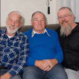 Three Men, One Reunion Photo