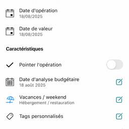 Bank Transaction Amount Edit