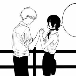 Clean Manga Panel Art