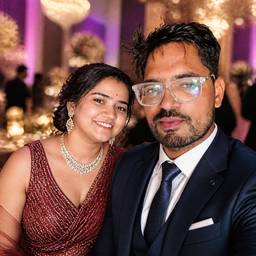 Glamorous Party Couple