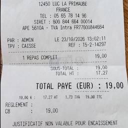 Après - Modification de la Date du Reçu