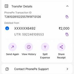 PhonePe Payment Amount Edit