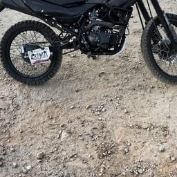 All-Black Dirt Bike