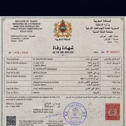 Death Certificate Date Edit