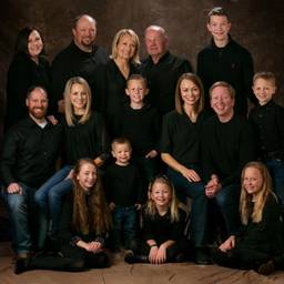 Before - 80s Style Family Portrait