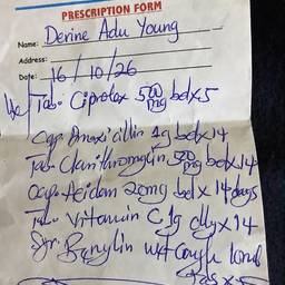 Prescription Date Change
