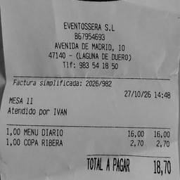 Depois - Alterar a data no recibo