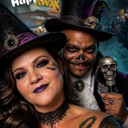 Après - Costume de couple effrayant pour Halloween