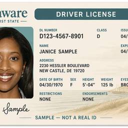 After - Fictional Driver's License Mockup
