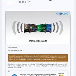 Transaction Alert Amount Edit