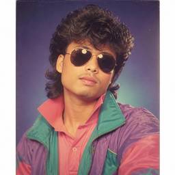 80s Portrait Photo Edit