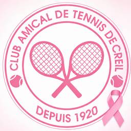 Pink October Tennis Logo
