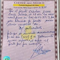 Medical Certificate Date Edit