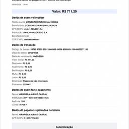 Antes - Edición del Monto en Recibo de Pago