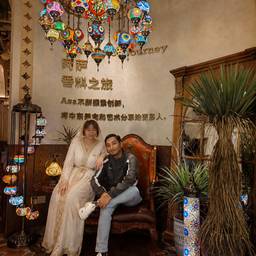 Couple at Lantern Restaurant
