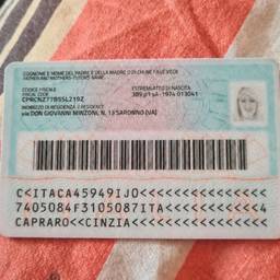 Italian ID Card Name Edit