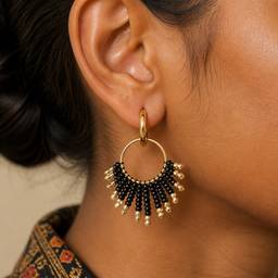 Earring on Model Ear