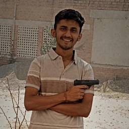 Person Holding Pistol