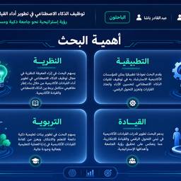 Arabic Research Infographic Slide