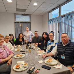 Office Party Group Photo Merge