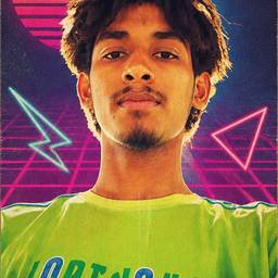 80s Retro Style Portrait
