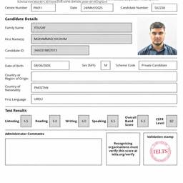 IELTS Report Score Edit