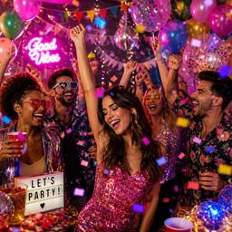 Vibrant Party Scene