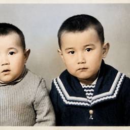Restored Vintage Family Portrait