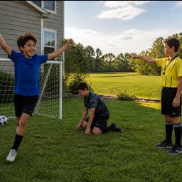 Backyard Soccer Victory