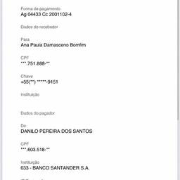 Pix Receipt Amount Edit